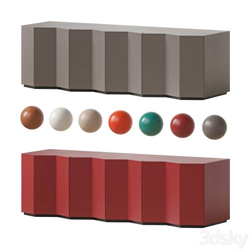 '3dsky Pro - Zanotta Z24 Low Sideboard 727B'