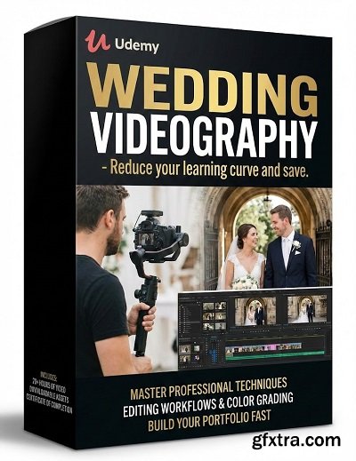 Udemy - Wedding Videography - Reduce your learning curve and save.