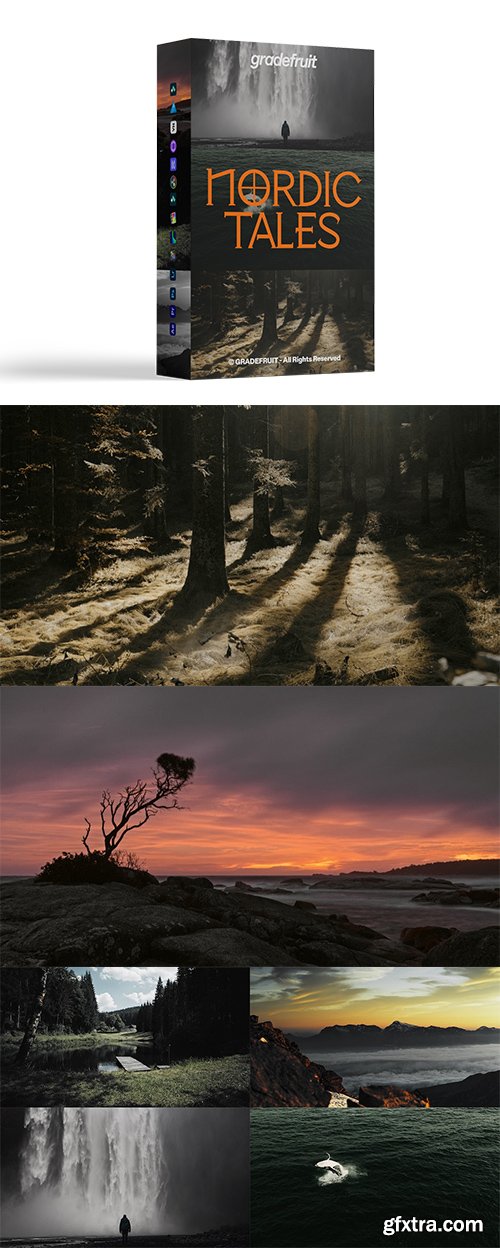 GradeFruit - Nordic Tales LUTs &amp; LR Presets