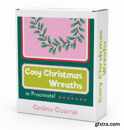 Skillshare - Cosy Christmas Wreaths in Procreate