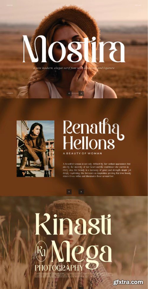Mostira || Modern Classy Serif Font