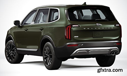 Turbosquid - Kia Telluride 2020 3D Model