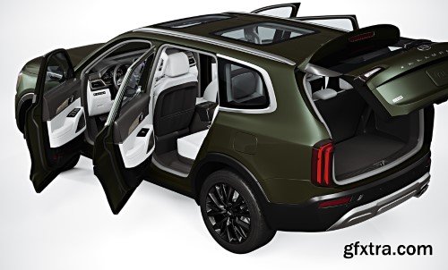 Turbosquid - Kia Telluride 2020 3D Model