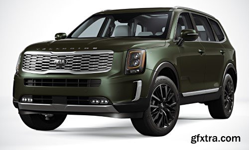 Turbosquid - Kia Telluride 2020 3D Model