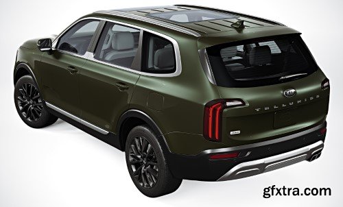 Turbosquid - Kia Telluride 2020 3D Model