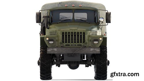 Turbosquid - Ural 4320 ZU-23-2 1998 3D Model