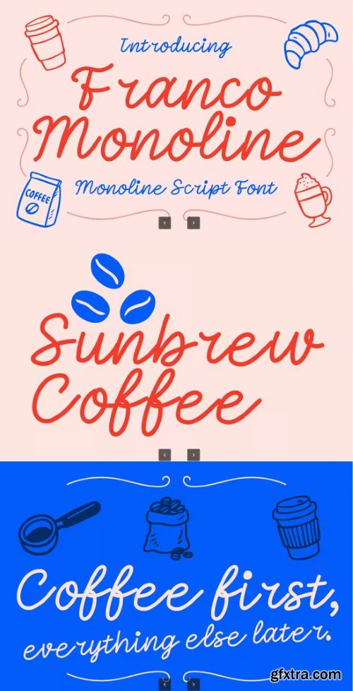Franco Monoline - Script Font