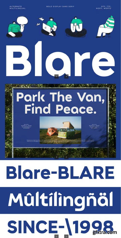 Blare Bold Display Font