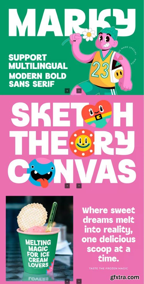 Marky Modern Bold Sans Serif Fonts