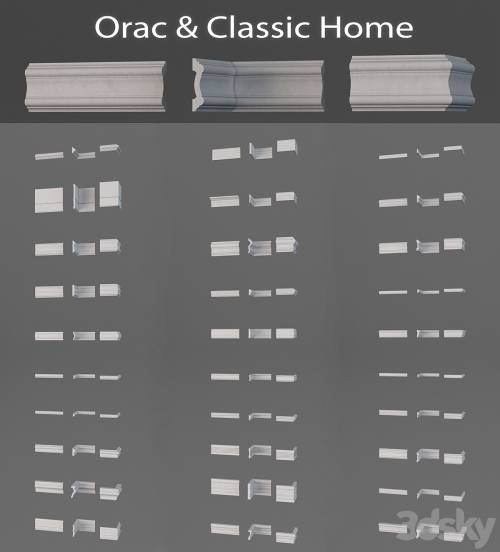 '3dsky Pro - Orac moldings and Classic Home (Vol 1)'