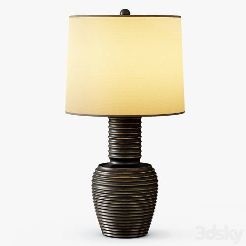'3dsky Pro - Ribbed Copper Table Lamp'