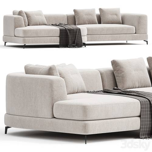 '3dsky Pro - SOFA MODERNO S LEFT'