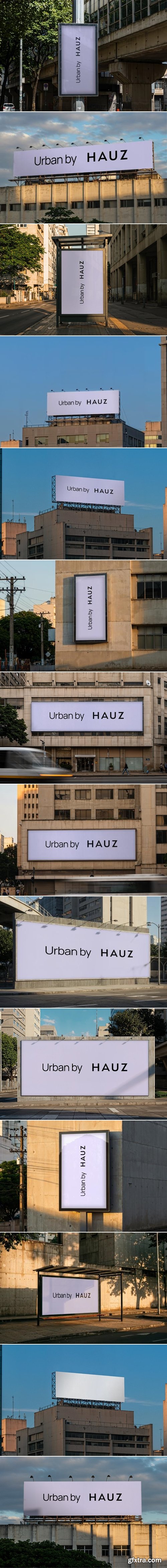 MockupCloud - Urban billboard and posters mockups