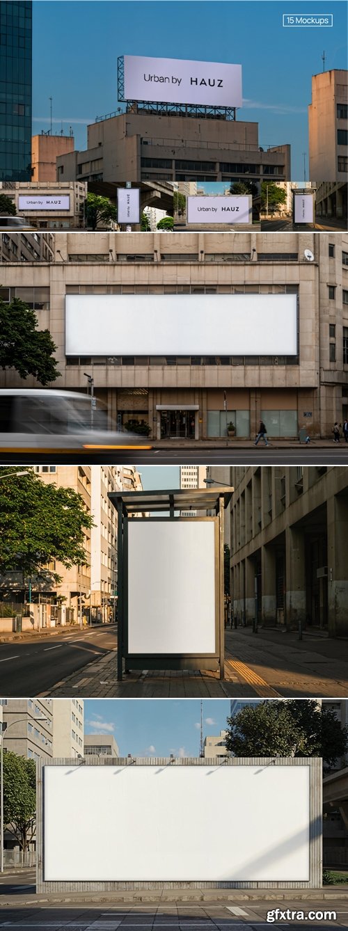 MockupCloud - Urban billboard and posters mockups