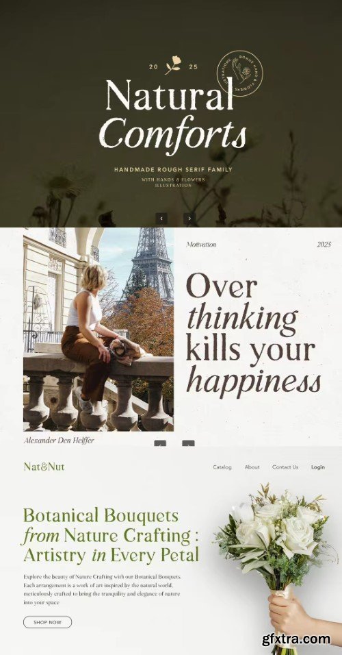 Natural Comforts - Rough Serif