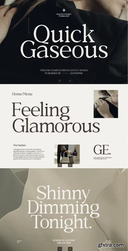 Quick Gaseous – Elegant Serif
