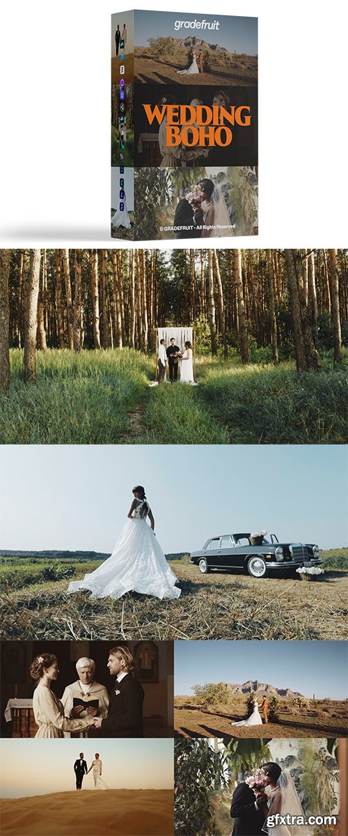 GradeFruit - Wedding Boho LUTs &amp; LR Presets