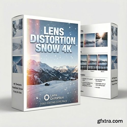 Lens Distortion - Snow 4K