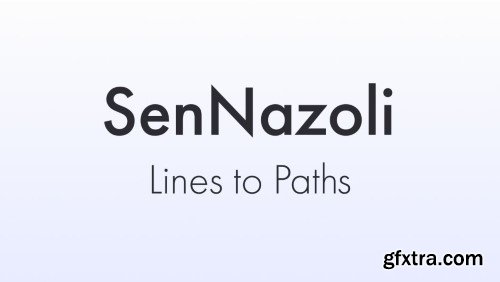 Aescripts - SenNazoli Lines to Paths 1.0