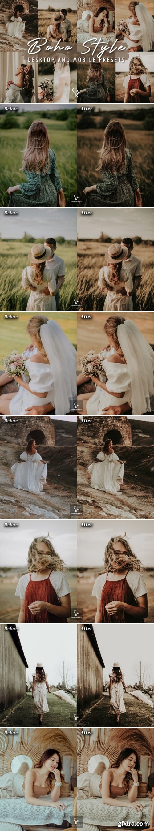 FilterGrade -  Boho Style Lightroom Presets