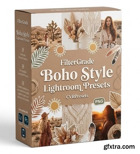 FilterGrade -  Boho Style Lightroom Presets