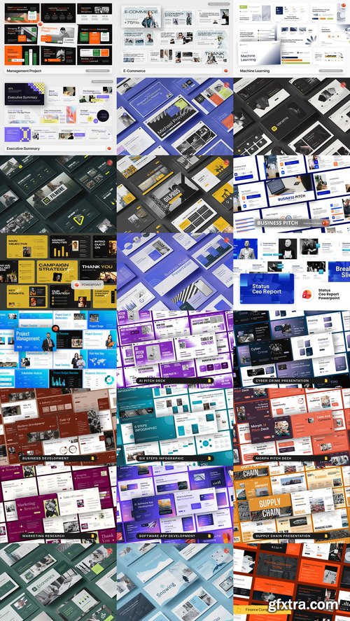 24 PowerPoint Templates Bundle 55