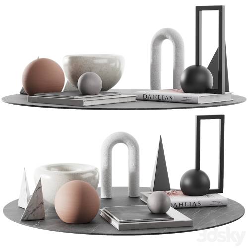 '3dsky Pro - living geometric figure decor set 00'