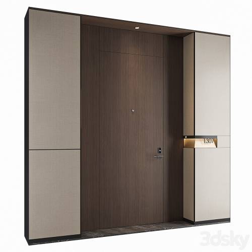 '3dsky Pro - Modern Hotel Door 015'