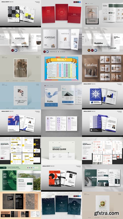 24 Indesign Templates Bundle 38 2025