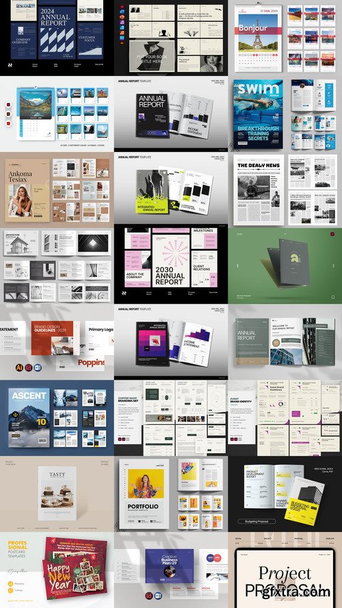 24 Indesign Templates Bundle 39 2025