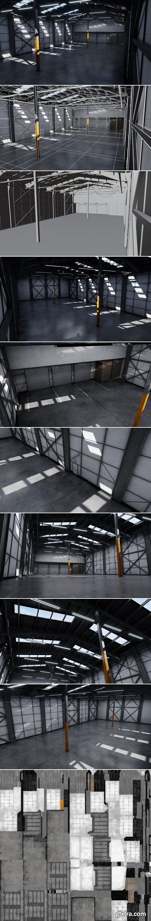 SuperhiveMarket - Industrial Warehouse for Blender