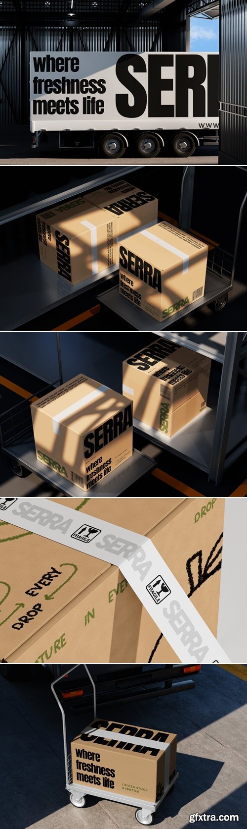 MockupCloud - Expedition Company Branding Mockup