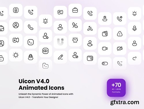 Uicon V4.0 / Animated Icons