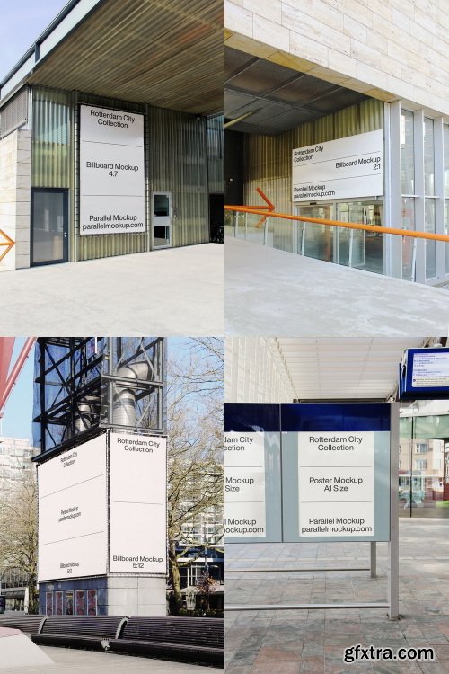 Parallel Mockup &ndash; Rotterdam City Collection (77 mockups) $118