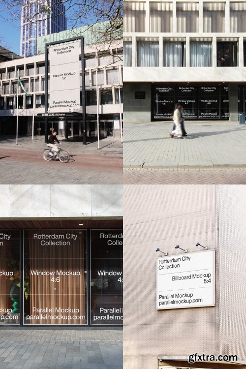 Parallel Mockup &ndash; Rotterdam City Collection (77 mockups) $118