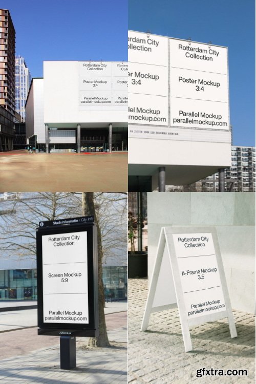 Parallel Mockup &ndash; Rotterdam City Collection (77 mockups) $118