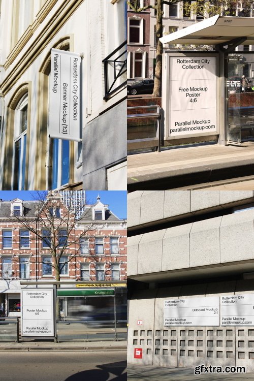 Parallel Mockup &ndash; Rotterdam City Collection (77 mockups) $118