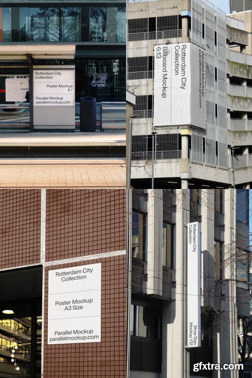 Parallel Mockup &ndash; Rotterdam City Collection (77 mockups) $118