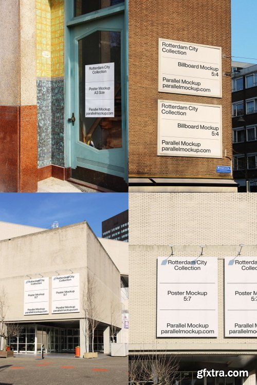 Parallel Mockup &ndash; Rotterdam City Collection (77 mockups) $118