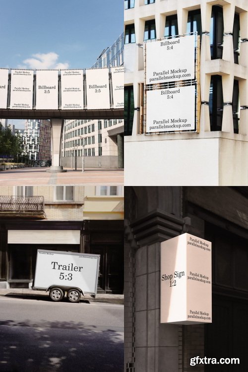 Parallel Mockup &ndash; City Collection A (21 mockups) $59