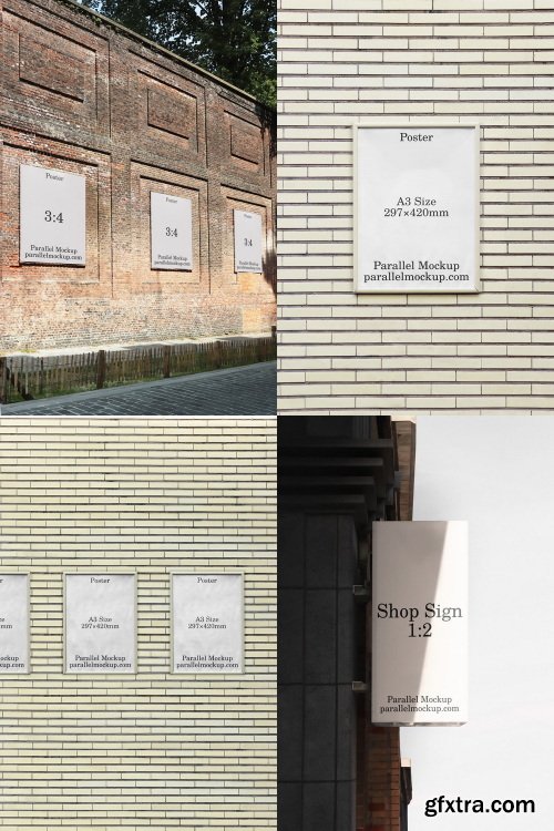 Parallel Mockup &ndash; City Collection A (21 mockups) $59