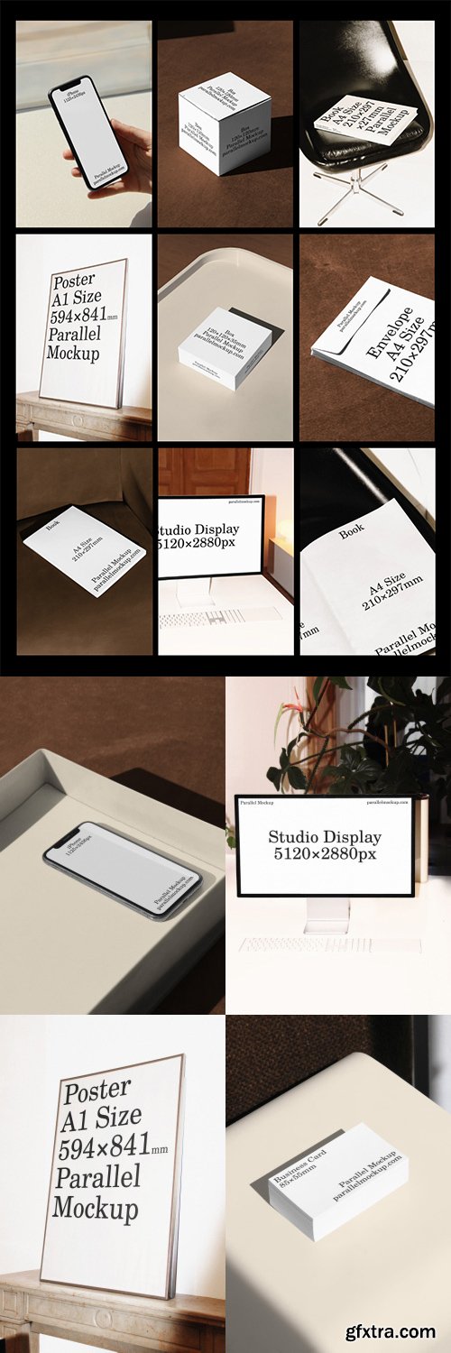 Parallel Mockup &ndash; Office Collection A (51 mockups) $106