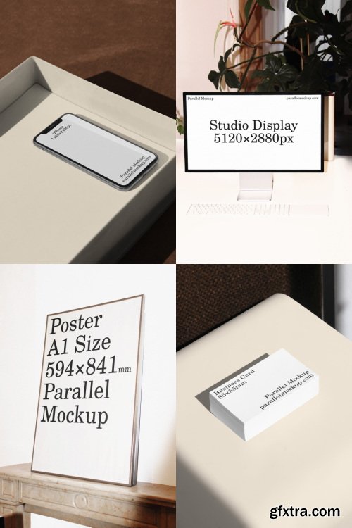 Parallel Mockup &ndash; Office Collection A (51 mockups) $106