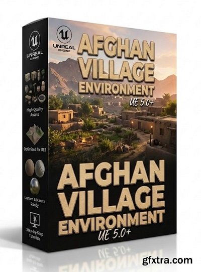 Unreal Engine - Afghan Village Environment - UE 5.0+