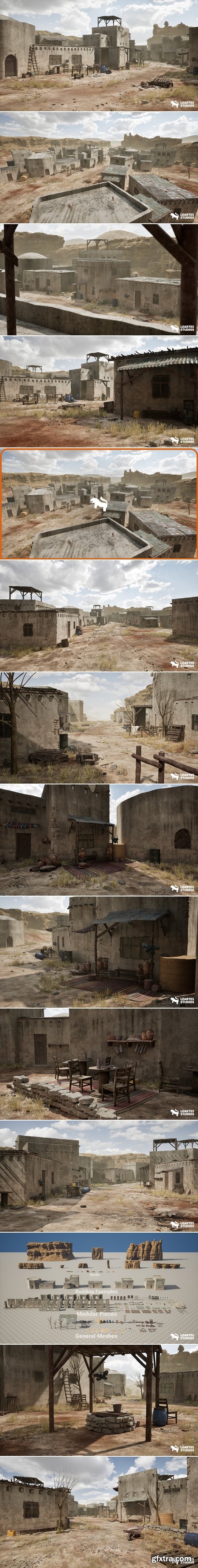 Unreal Engine - Afghan Village Environment - UE 5.0+
