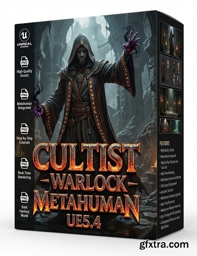 Unreal Engine - Cultist - Warlock - Metahuman UE5.4