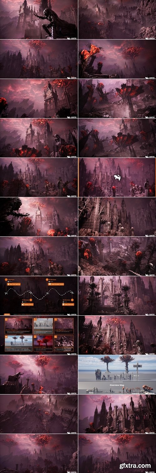 Unreal Engine - Fantasy Alien Castle