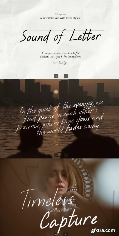 Sound of Letter - Handwritten Fonts