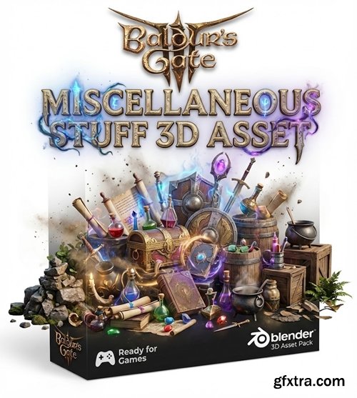 Baldures Gate 3 - Miscellaneous Stuff 3d Asset