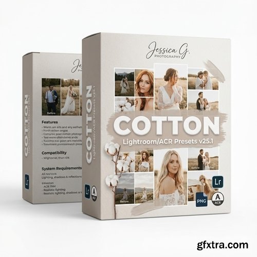 Jessica G. Photography - Cotton Lightroom/ACR Presets v25.1